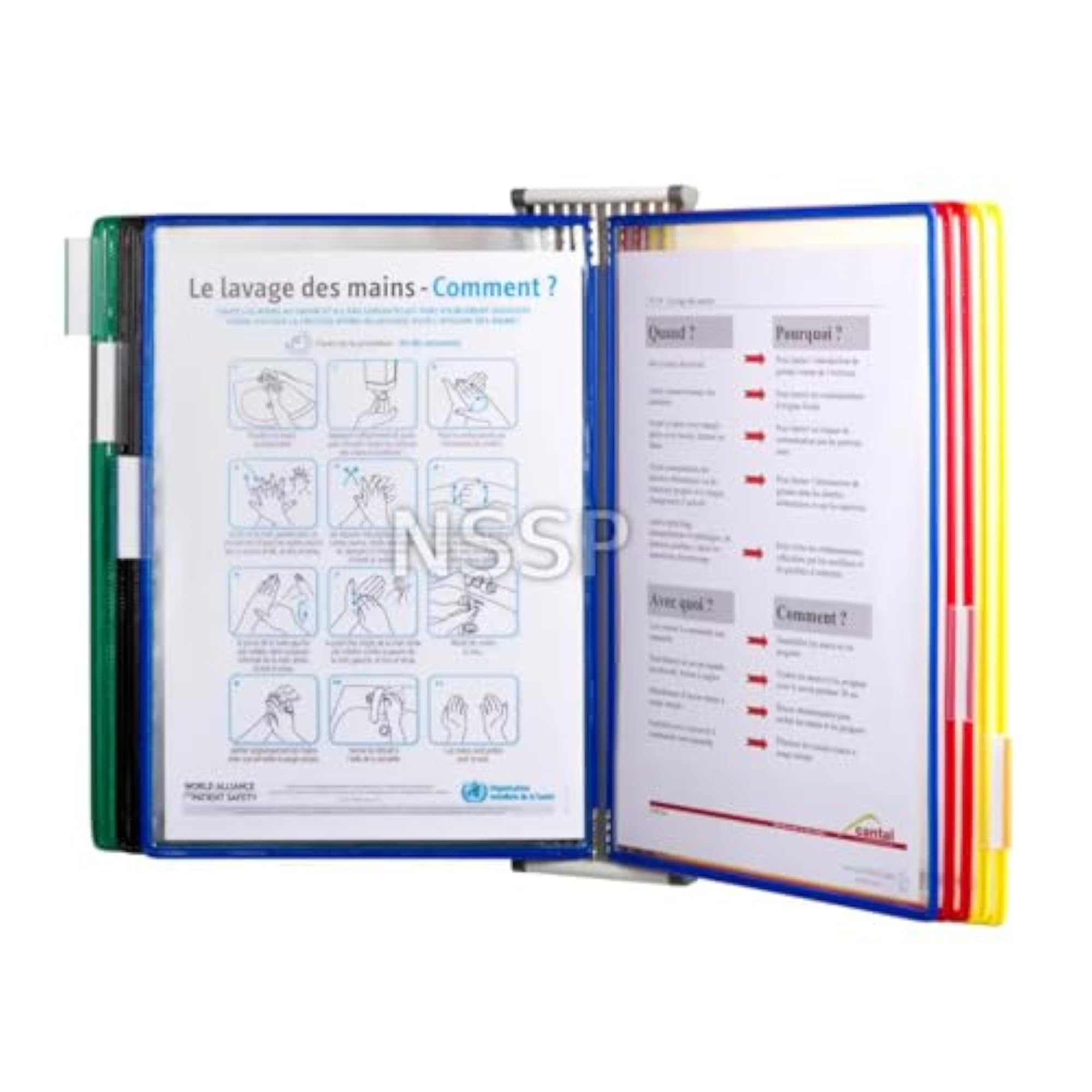 Wall Hanging A4 Size File Organizer with 5 Folders