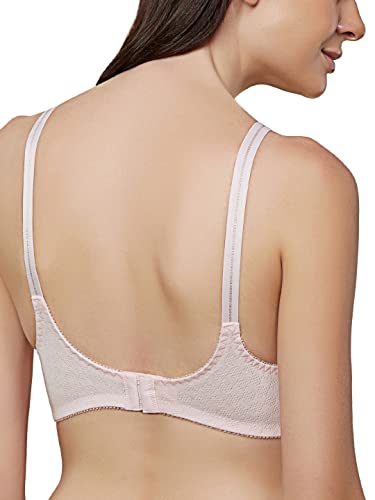 Image of Triumph Mamabel Nature Bra for Women Wireless Non Padded Maternity Bra Pure Cotton Nursing with Front Buckles Soft Cup Full Coverage Feeding Lingerie Comfortable Pregnancy Support Pack of 1