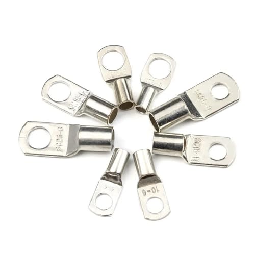 Conectores de cable SC y terminales de cobre tubular para crimpado de baterías, 60 piezas