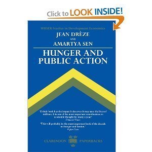 Hardcover Hunger and Public Action (WIDER Studies in Development Economics) Book