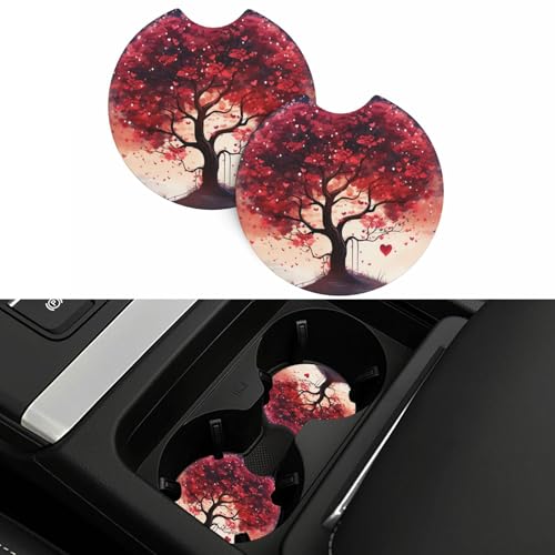 Portavasos para carro 2 piezas antideslizante redondo miniatura 5