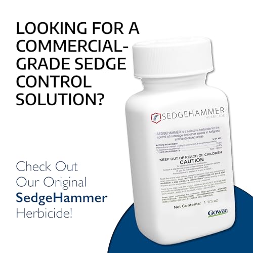 Plus Turf Herbicide - 6 Pack of 13.5 Gram Pack of USA-Made Purple & Yellow Nutsedge Killer for Lawns with Pre-Mixed Surfactant - Lawn & Pet Safe Weed Killer Mix for Residential Use