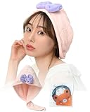 KASHIRI ヘアドライタオル 吸水 速乾 タオルキャップ ヘアタオル ヘアキャップ（ピンク）
