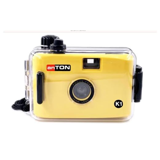anTON K1- Fotocamera ricaricabile con custodia subacquea e custodia