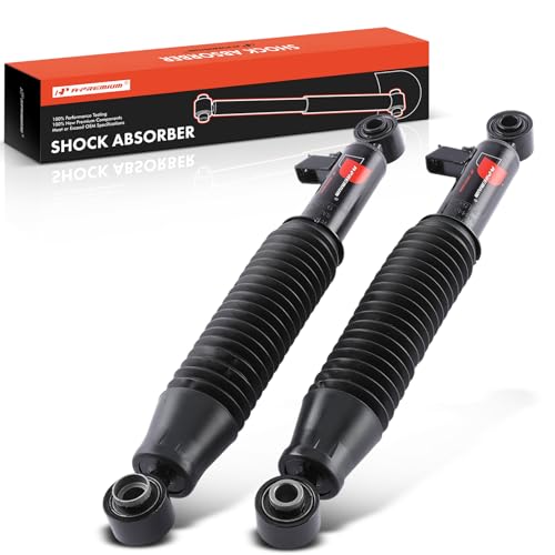 A-Premium - A-Premium Rear Pair (2) Shock Absorber Compatible with Hyundai Santa Fe, Santa Fe Sport 2013-2018 & Kia Sorento 2014-2015, FWD, Driver and Passenger Side