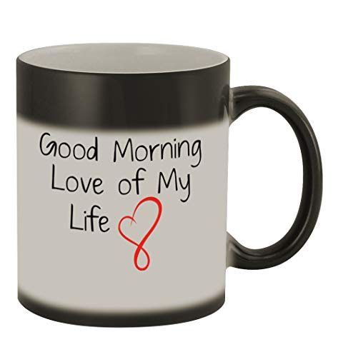 Good Morning Love of My Life #169 - A Nice Funny Humor Ceramic 11oz Magic Color Changing Coffee Mug Cup