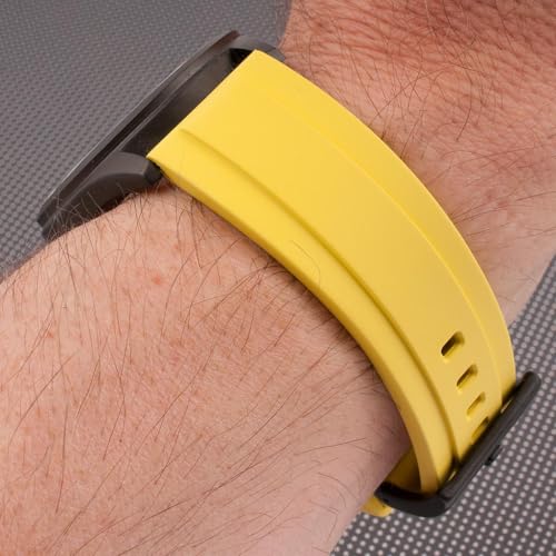 Image of StrapHabit Quick Release Rubber Watch Strap Band FKM 20mm 22mm 24mm