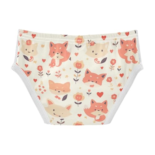 KLL Cute Fox Pattern Foxy Endless Toddler Boys' Comfort Underwear Breathable Children Panties2