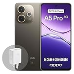 OPPO A5 Pro 4G 8GB RAM + 256GB ROM, Unlocked Smartphone with AI, 6.67" 90Hz display, 50MP AF camera, 5800 mAh battery, IP69 Water and Dust Resistance, Black Brown (Include 45W SUPERVOOC Charger)