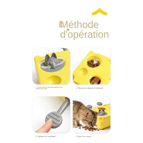 Stimulation mentale pour chat avec ce puzzle antidérapant distributeur - 8