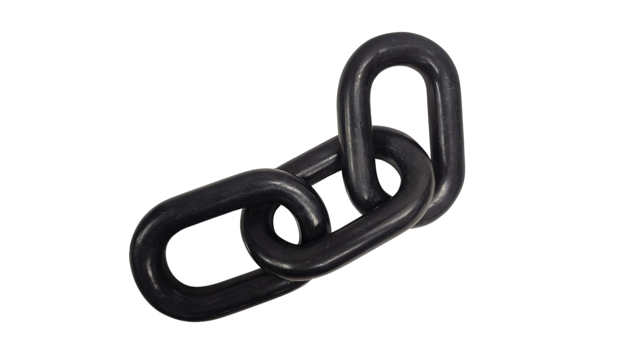 Chaîne en marbre noir sculptée à la main pour salon chic