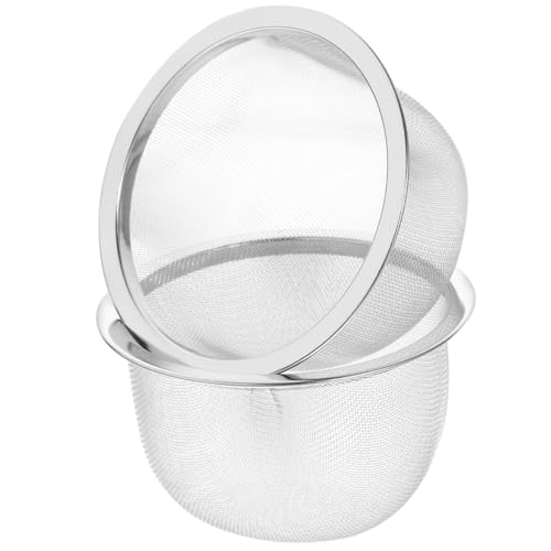 Ibasenice Lot De 2 Infuseurs à Thé En Inox, Filtre à Thé Fine Maille RéUtilisable Avec DiamèTre 8cm, Infusion PréCise Et Sans RéSidus Accessoires...