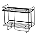 Étagère de Salle de Bain au-Dessus des Toilettes, Organisateur de Rangement de Salle de Bain étagères de Toilette pour Organiser Les Serviettes en, 2 Niveaux