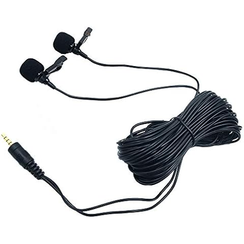 Microphone cravate ANCLLO à double tête Cover