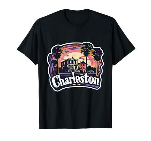 Charleston South Carolina Souther SC Charm Historia de recuerdos Camiseta