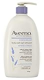 Aveeno Stress Relief Body Wash - Dry Skin, Colloidal Oatmeal, Ylang Ylang, Chamomile, Lavender Essential Oils, 975 mL (Packaging May Vary)