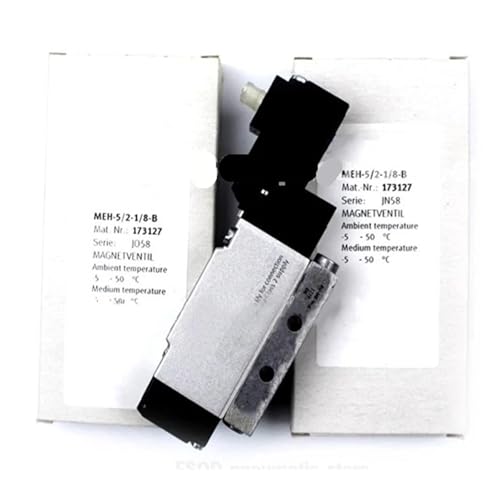 Électrovannes MEH-5/3G-1/8-PLSIB pour éviter les pertes de pression d'air