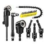 Right Angle Drill Attachment, Flexible Drill Bit Extension,...