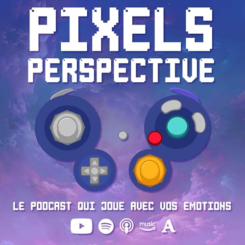 Pixels Perspective Podcast Por TURKEL POP arte de portada