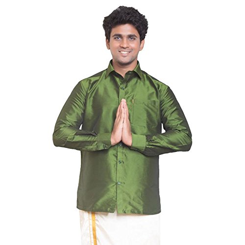 Image of THANGAMAGAN Men's Regular Fit Shirt