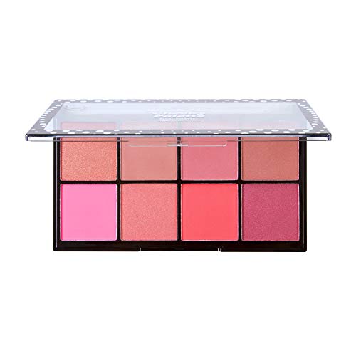 J. Cat Beauty 8 Color Blush Me Palette, Cheeky Palette, Matte and Shimmer Blushes from Subtle to Bold for All Skin Tones