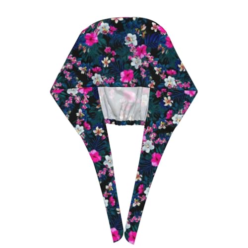 Image of Working Cap Scrub Cap with Sweatband Adjustable Unisex Tie Back Hat for Cleaning Farm Nursing