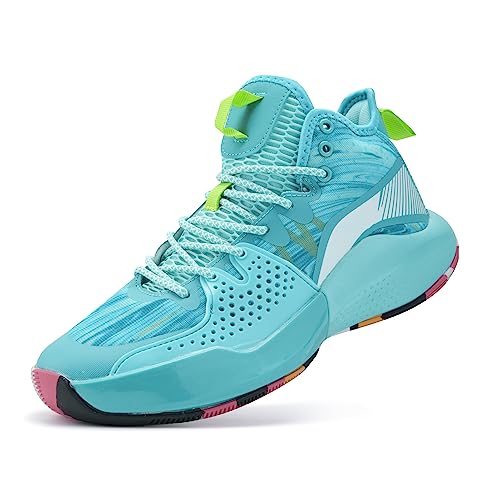 kniaiwx Men's High Top Basketball Shoes Size 8