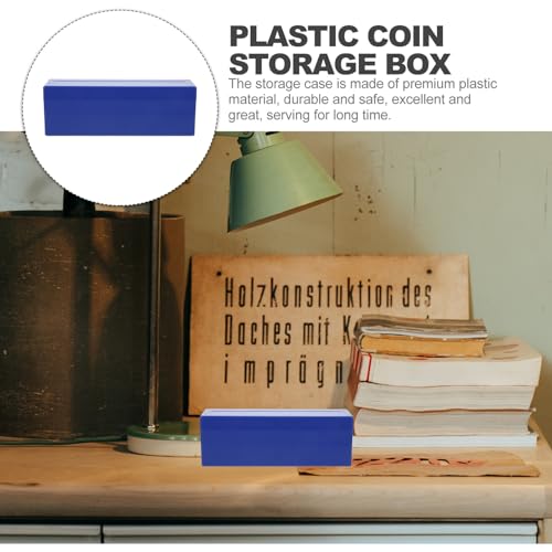 Caja plástica para almacenamiento de monedas para coleccionistas miniatura 4