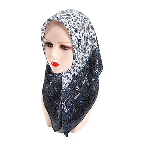 K-Elewon 27.5” Women Medium Square Scarf Head Scarf- 2PCS Neck Scarf Hair Scarf Head Sleeping Wraps Scarfs for Women H074