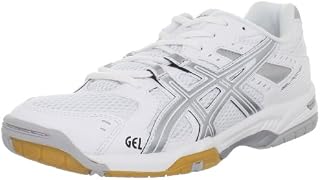 ASICS Women's GEL-Rocket 6 Volleyball Shoe,White/Silver,11 M US