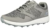 Skechers Women's Max Golf Shoe, Grey/Blue, 8 M US