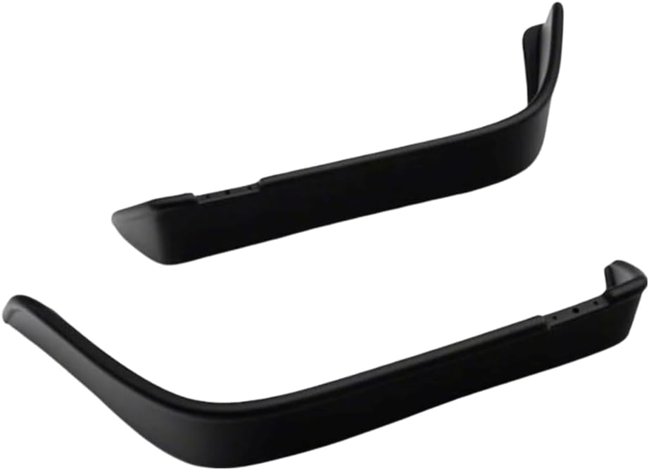 Bushwacker Jeep Flat Style Front Fender Flares | 2-Piece Set, Black, Textured Finish | 10053-07 | Fits 2007-2018 Jeep Wrangler JK