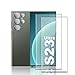 Produktbild Für Galaxy S23 Ultra Panzerglas Glasfolie Schutzfolie, [2 Stück] [9H Härtegrad] [Blasenfrei] Hohe Qualität Full Screen Displayschutzfolie Fingerabdruck-ID unterstützen für Samsung Galaxy S23 Ultra