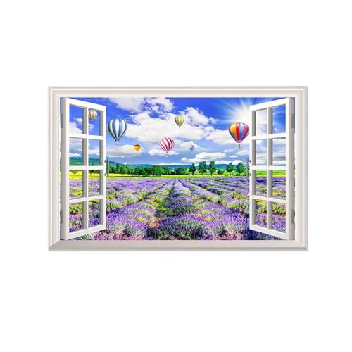 Photo sur toile mur sombre solution tableau paysage montgolfière 80x120