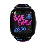 SaveFamily Iconic 2 Plus 4G. Smartwatch voor kinderen. Videogesprek, Video, Beller-ID, Muziek, Bluetooth, App Store, Whatsapp. GPS-kinderhorloge, Camera, SOS, waterdicht (Iconic 2 Plus, Street Style)