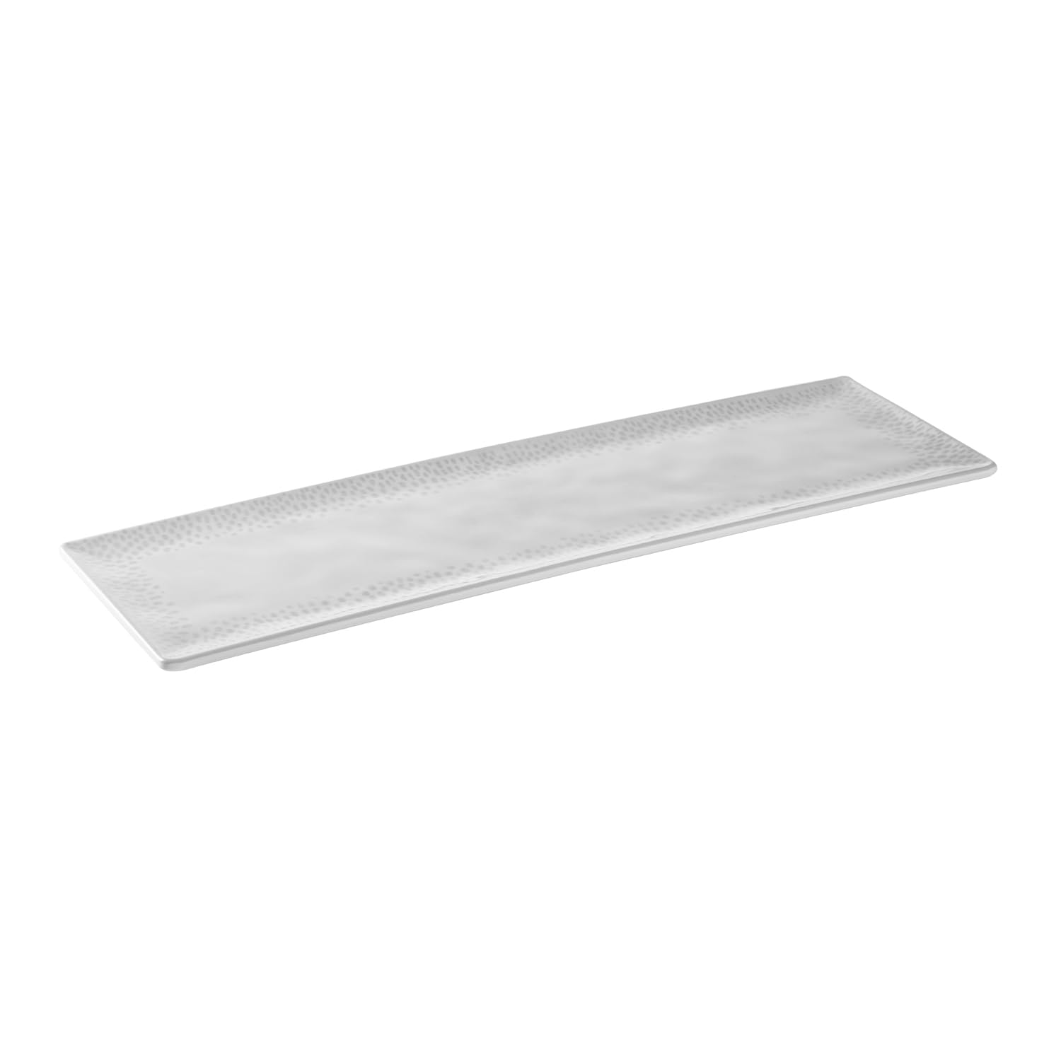 APS Footmark 85328 GN 2/4 Tray Melamine 53 x 16.2 cm White/Grey GN System Dishwasher Safe