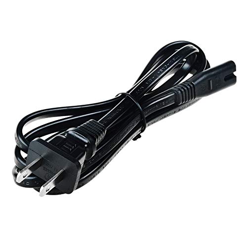 Cable de alimentación de CA UL de 2 clavijas y 6 pies compatible con Natini SZ316-Black SZ316-Blue SZ316-Red para máquina de vibración de cuerpo completo miniatura 4