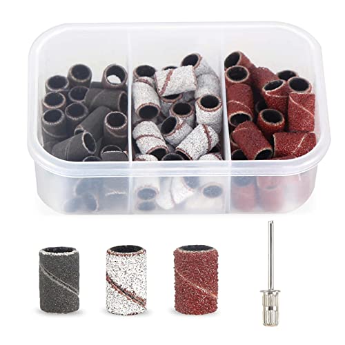 Manchons abrasifs pour coupe-ongles, 80/120/180, bande abrasive avec foret à ongles, coupe-ongles, bandes abrasives, pour manucure pédicure, soin des ongles Cover