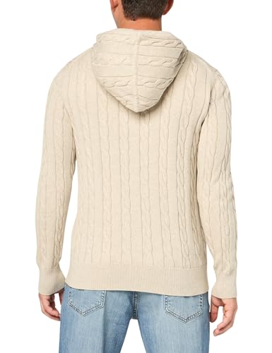 Brooks Brothers Men's Cotton Cable Knit Full Zip Hoodie Sweater2