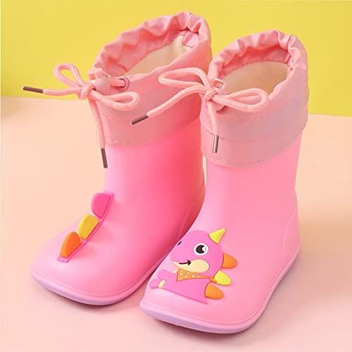 Girls Mukluk Boots Plush Children Water Shoes EVA Soft Outdoor Kids Rain Boots3