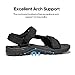 NORTIV 8 Men's Sandals Hiking Sports Lightweight Summer Water Arch Support River Open Toe Athletic Trail Outdoor Walking SandalsAll/black Size 10.5 Langdo 2