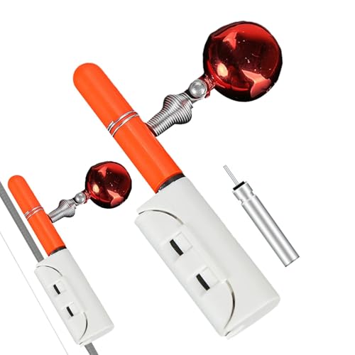 Luz De Caña De Pesca, Bastón Luminoso Para Pesca | Alarma De Con Advertencia De Ataque Nocturno Para Pesca LED | Herramienta De Pesca, Lámpara Impermeable Con Campana, Palos