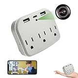 Hidden Camera Outlet Wall Charger, 4K Ultra HD, Wireless Wi-Fi, App Real-Time View, Built-in 32GB Memory, Hidden Camera for Home Security, Ensure WiFi Signal Stability When Using