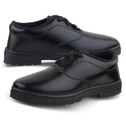 Image of School Shoes for Boys & Kids | Lace-Up | Comfortable, Lightweight & Stylish Design