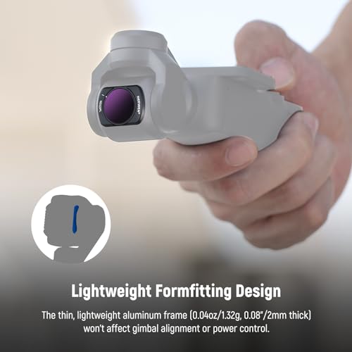 image for NEEWER Magnetic ND/PL Filter Set Compatible with DJI Osmo Pocket 3 Cre
