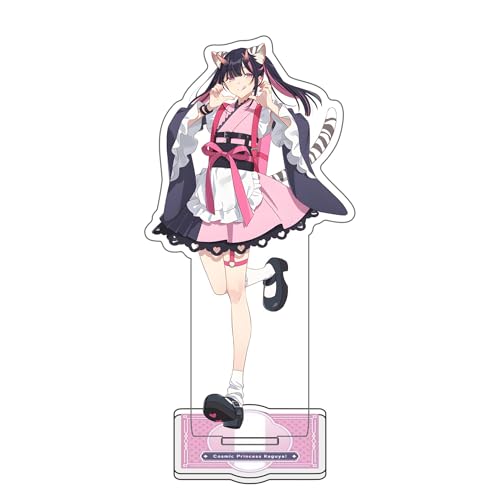 超 かぐや姫 アクリルスタンド かぐや 月見ヤチヨ 酒寄彩葉 アニメ グッズ アクリルキャラスタンド 透明アクリル製 台座付き 保護フィルム付き 装飾 置物 コレクション プレゼント (10点セット) [5]