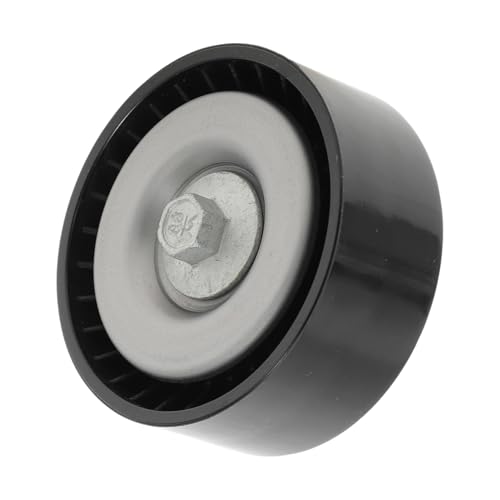 Motoforti Drive Belt Idler Pulley for Ford Mondeo 2010-2020 Serpentine Tensioner Pulley Idler with Bolt Washer No.CM5Q19A216AB Plastic Black 1 Pcs