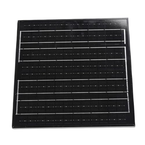 Garosa Ventilador de Techo Solar de 15 W, Motor de CC sin Escobillas 430 CFM con Panel de Vidrio Templado y Resistente Al Agua IP68, para áticos, Almacenes, Terrazas Solares, Cocinas