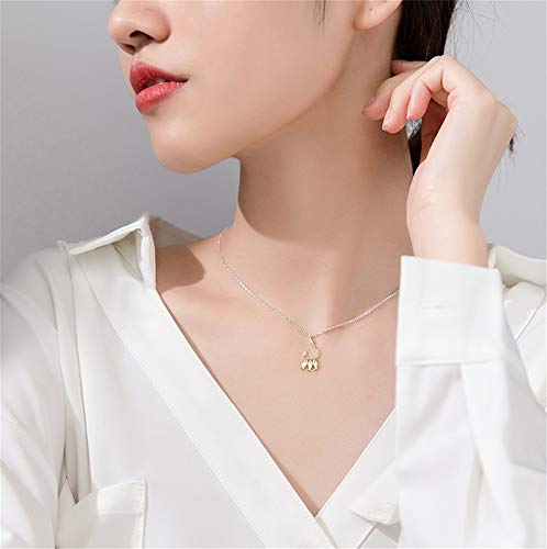 Cute Fish Hook Necklace For Women Teen Girls Men 925 Sterling Silver Gold Plated Two Tone Tiny 3 Fishes Fishing Pendant Choker Necklace Charm Tassel Chain Hawaian Boho Dainty Personalized Jewelry #TOP2