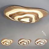 ♥ Aus einem Holz wurde diese Wohnzimmerleuchte gefertigt. Die Holzoberfläche wurde mit Holzöl geölt. Die Leuchte hat eine Länge von ca. 60 cm und eine Breite von ca. 60 cm und Stärke von ca. 14 cm. ist schön verarbeitet mit hochwertigen Details.